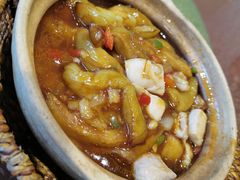 咸鱼鸡粒茄子煲-熠盛粤味(永康路店)