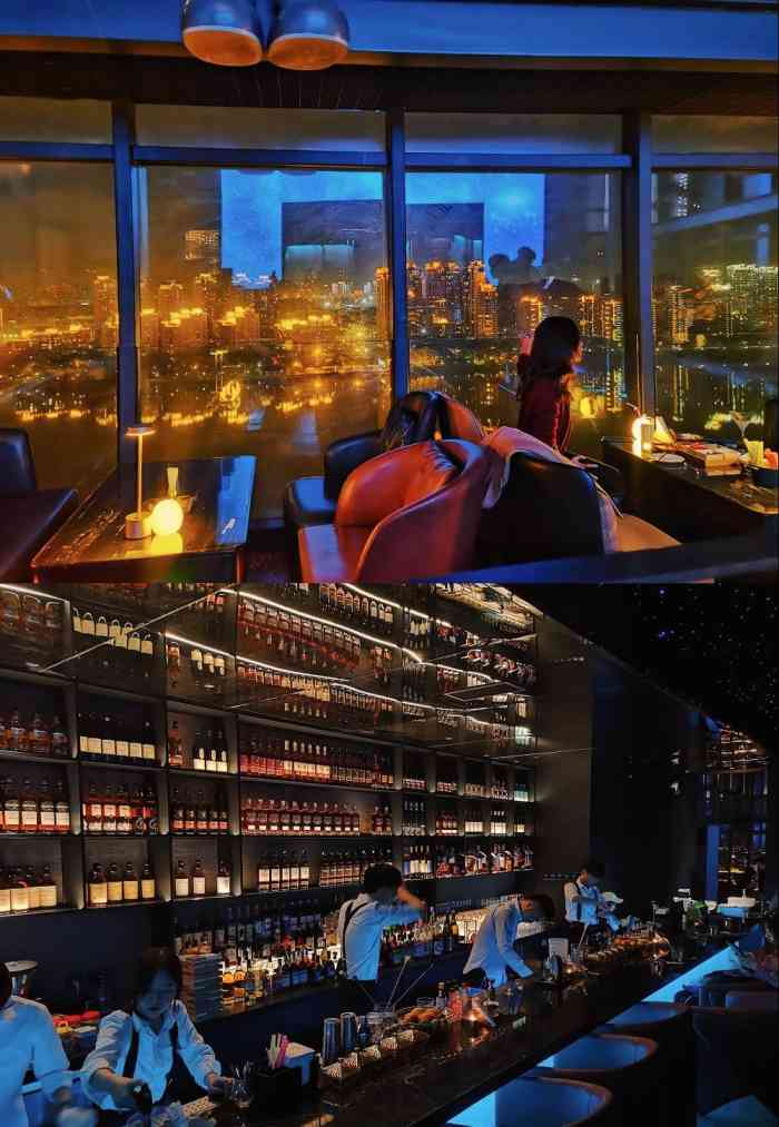 u sky天空酒廊-"酒比较贵,格兰菲迪12年一瓶680,看来.