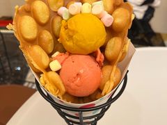 港式鸡蛋仔配雪糕-甜艺廊(永利皇宫店)