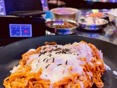芝士火鸡面-豚豚家돈돈가韩国锅盖烤肉(新北万达店)