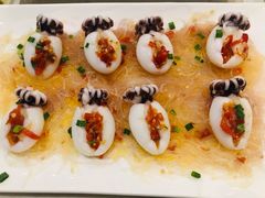 剁椒蒸墨鱼仔-香香海南菜餐厅