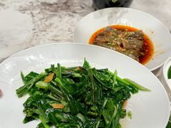 方鱼炒红脚芥兰-厝包四点金·潮宴(太古仓店)