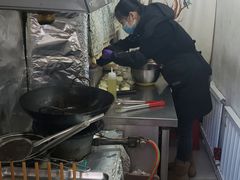 -小红车炸蛋葱油饼