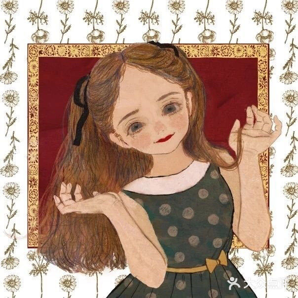 【 复古风少女插画，心都要化了。✨ 】