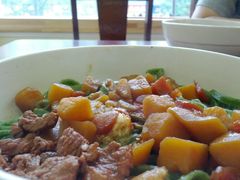 油泼臊子菠菜面-长青菠菜面·烧烤