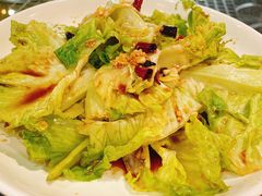 炝拌生菜-刘胖子家常菜·蹄花焖藕(中南店)