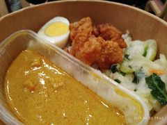 椰香咖喱鸡块饭芙蓉汤-德克士(北京站店)