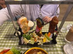 照烧杂锦串烧饭（含韩式排骨萝卜汤）-长隆海洋王国-海洋大街餐厅