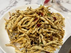 干炸茶树菇-老四川平头酸菜鱼(衙前店)