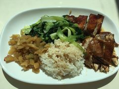 油鸡烧鸭双拼饭-复旦大学本部-食堂