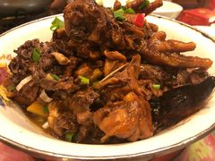 大鸡炖榛蘑土豆-那家老院子(云峰街店)