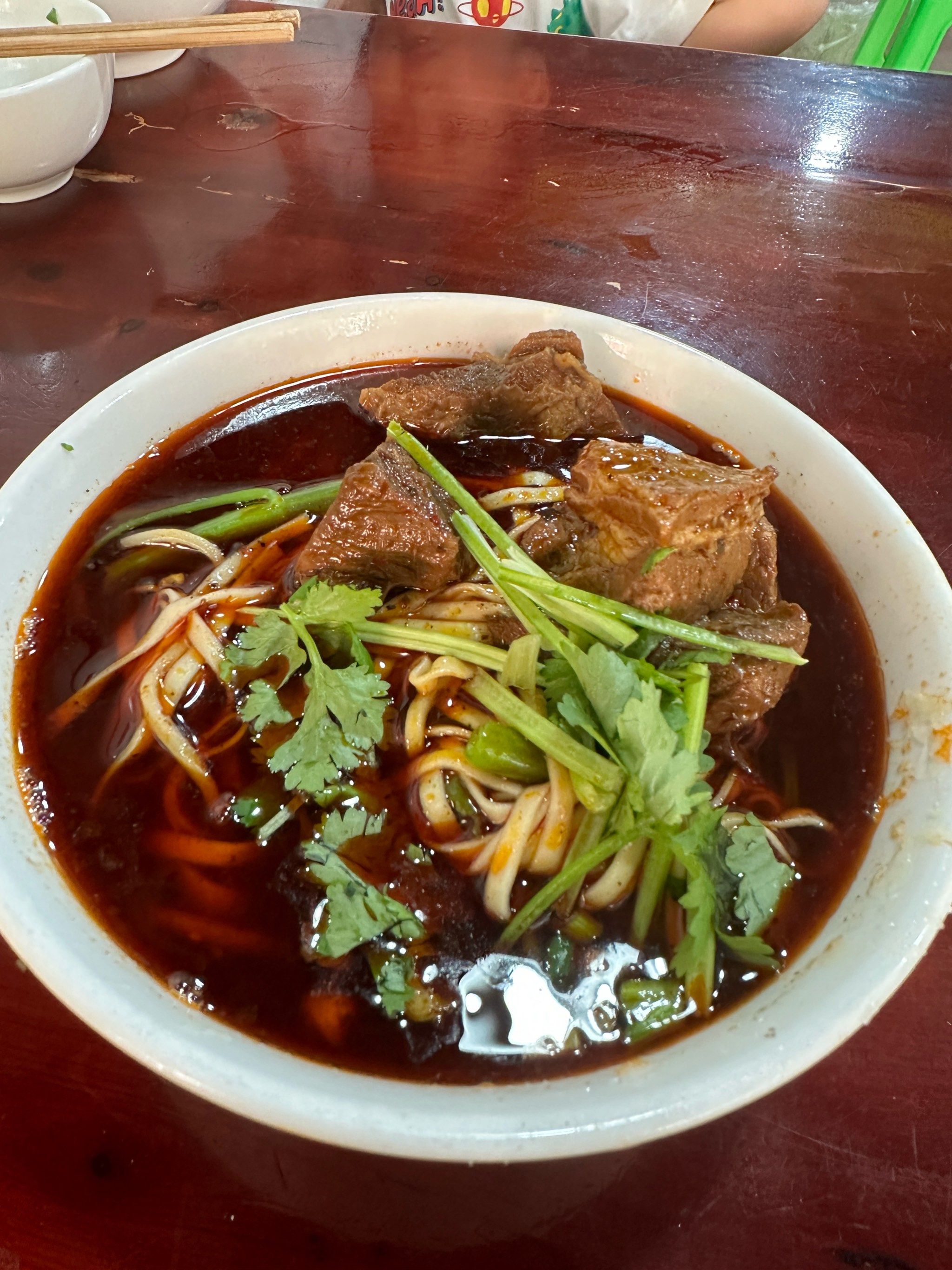 有一说一味道可以,17的牛肉面三坨牛肉