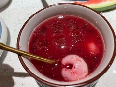 杨梅荔枝冰-左庭右院鲜牛肉火锅(苏州园区永旺店)