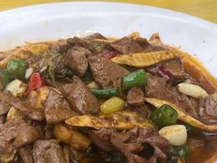 肝腰合炒-柏合黄记豆腐皮饭店