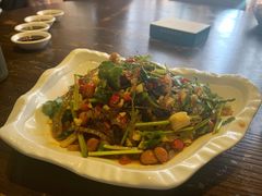 凉拌鱼皮-醉美东江·三文鱼·烧鸡公