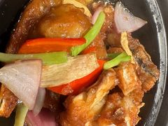 沙爹洋葱酱爆鱼头-北园酒家(小北路店)