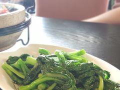 白灼广东菜心-柒园·三十年创意杭帮菜(龙湖滨江天街店)