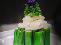 秋葵灼带子-滋粥楼·顺德菜海鲜茶点(金融城店)