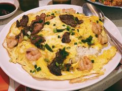 牛肉虾仁蛋包饭-潮庭港式茶餐厅·熊仔奶茶(同济广场店)