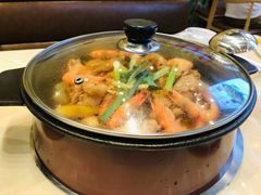 -蜀八婆鲍鱼鸡煲虾(宝安坪洲店)