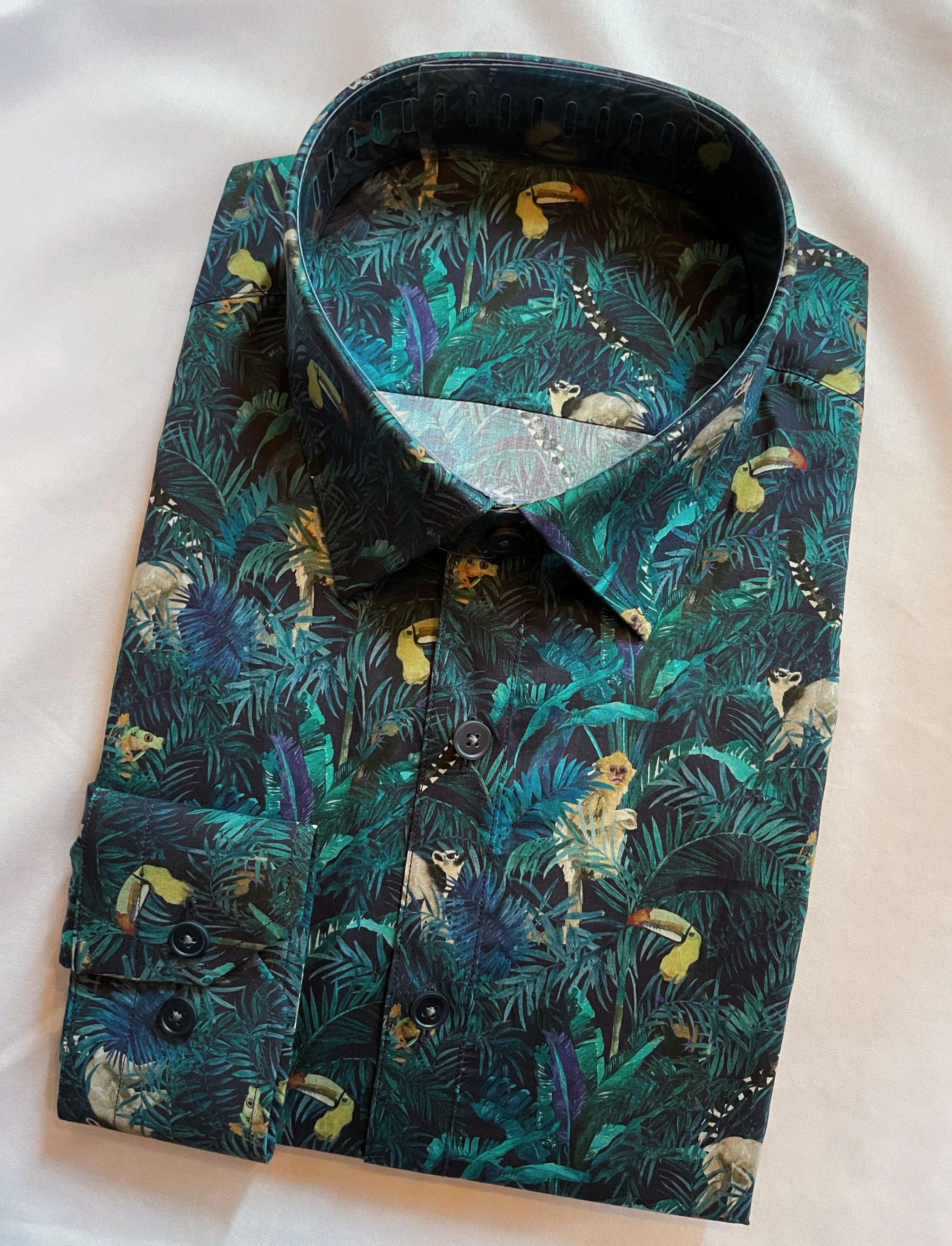 liberty 手工印染面料衬衫定制