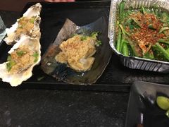 蒜泥带子-長壹旋转烤吧 农家鸡火锅