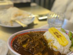咖喱揸腩饭-敏华冰厅(平安金融中心店)