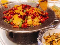 干锅土豆片-咪咪川菜(太乙路店)