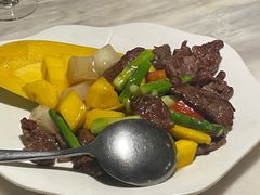 香芒爆牛肉-富黎华海鲜大酒楼(正大广场店)