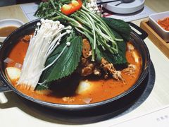 辣白菜脊骨火锅-韩香福脊骨汤锅(上杭路店)