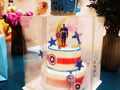 -咖咖熊蛋糕定制·蓝风车动物奶油