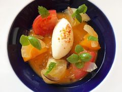 Gazpacho&nbsp;and&nbsp;tomato&nbsp;consomm&nbsp;jelly-Caprice(香港四季酒店)