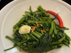 秘制虾酱炒空心菜-帕蓝·暹罗料理(大学路店)