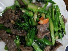 牛肉炒芥菜-南记食粥坊·宵夜大排档(岭南分店)