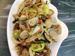 姜葱炒花甲-覃记海鲜美食餐厅