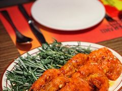 西班牙蒜香油爆虾-ZAFFERANO西班牙海鲜饭(上海首店)