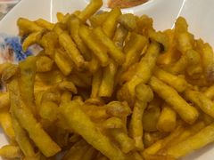炸海鲜菇-祝家饺子馆