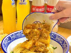 虾仁蹄筋两面黄-裕兴记·三虾面(西北街总店)