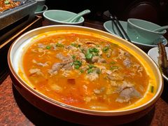 泡菜番茄炖肥牛-绿茶餐厅(蓝色港湾店)