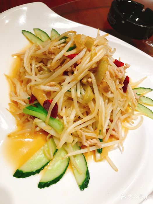 夜赞龙虾馆-银芽三丝-菜-银芽三丝图片-杭州美食-大众点评网