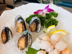 鲍鱼仔拼扇贝丁-纯味斑鱼府(中海环宇荟店)