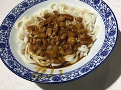 茄子汆面-老浒记烤鸭-北京菜(琉璃厂店)