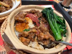 豉汁排骨拼香菇滑鸡煲仔饭-华记煲仔华·煲仔饭(人和店)