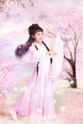 -后宫·古装汉服京剧儿童亲子全家福摄影