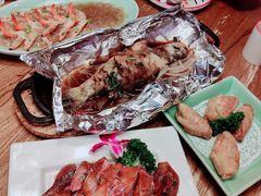 香烤鲈鱼-新白鹿餐厅(龙游路总店·杭帮菜名店)