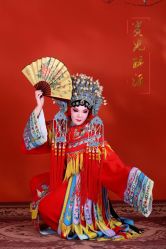 -后宫·古装汉服京剧儿童亲子全家福摄影