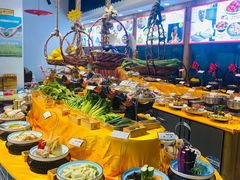 自助取餐区-良师门滨海人家·海鲜·家常菜(滨海城店)