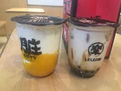 手炒黑糖脏脏茶-LELECHA乐乐茶(上海五角场万达广场店)