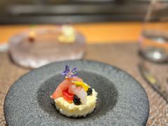 甜虾刺身沙拉-香樟花园法式铁板烧(恒隆广场店)