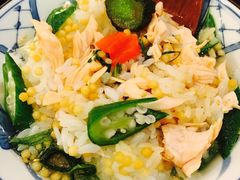 三文鱼茶泡饭-松子料理(白家庄店)